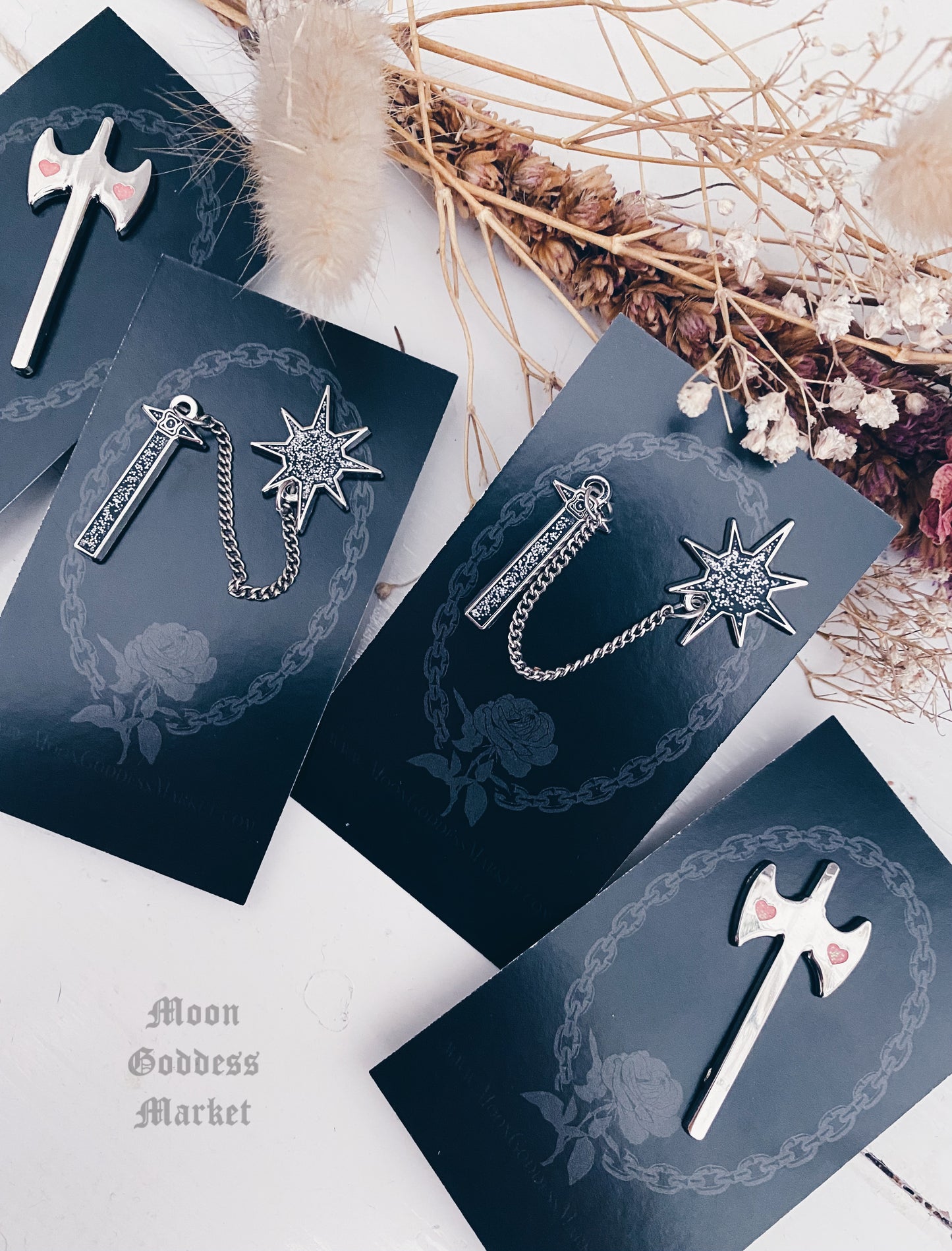 Battle Axe Lapel Pin - Moon Goddess Market