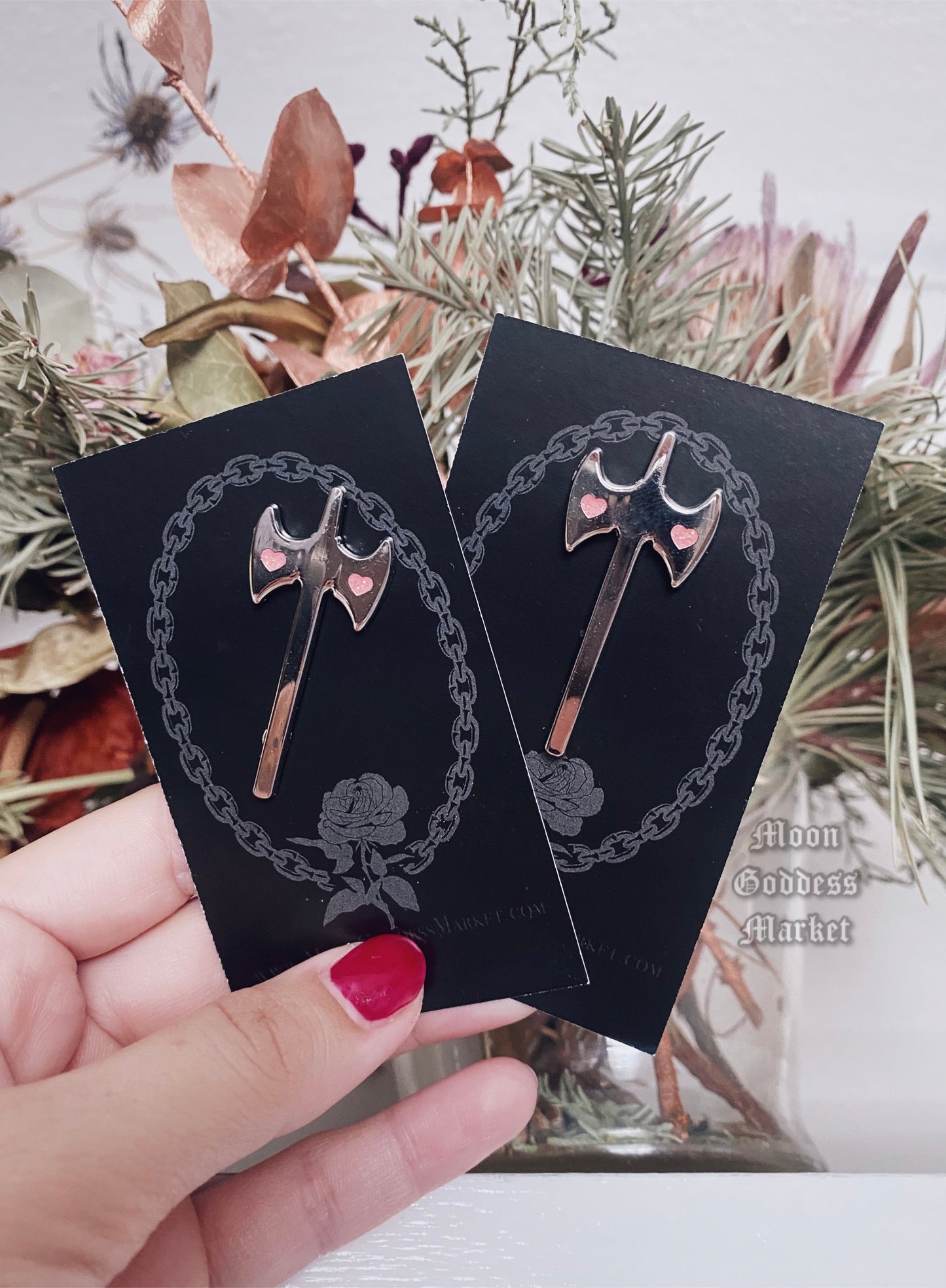 Battle Axe Lapel Pin - Moon Goddess Market