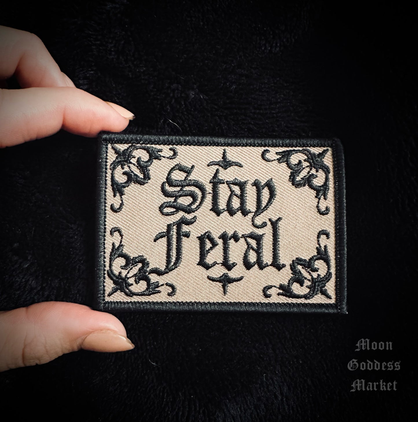 Backordered till May 29th Stay Feral Iron On Patch