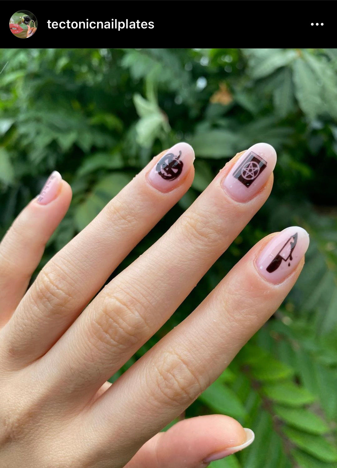 Halloween Horror Nail Decals - Moon Goddess Market