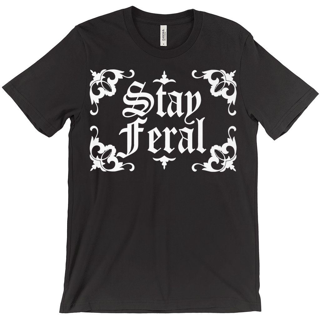 Stay Feral Original by Moon Goddess Market | T-shirt Unisex Shirts | Goth | Gothic Clothing | Locally made