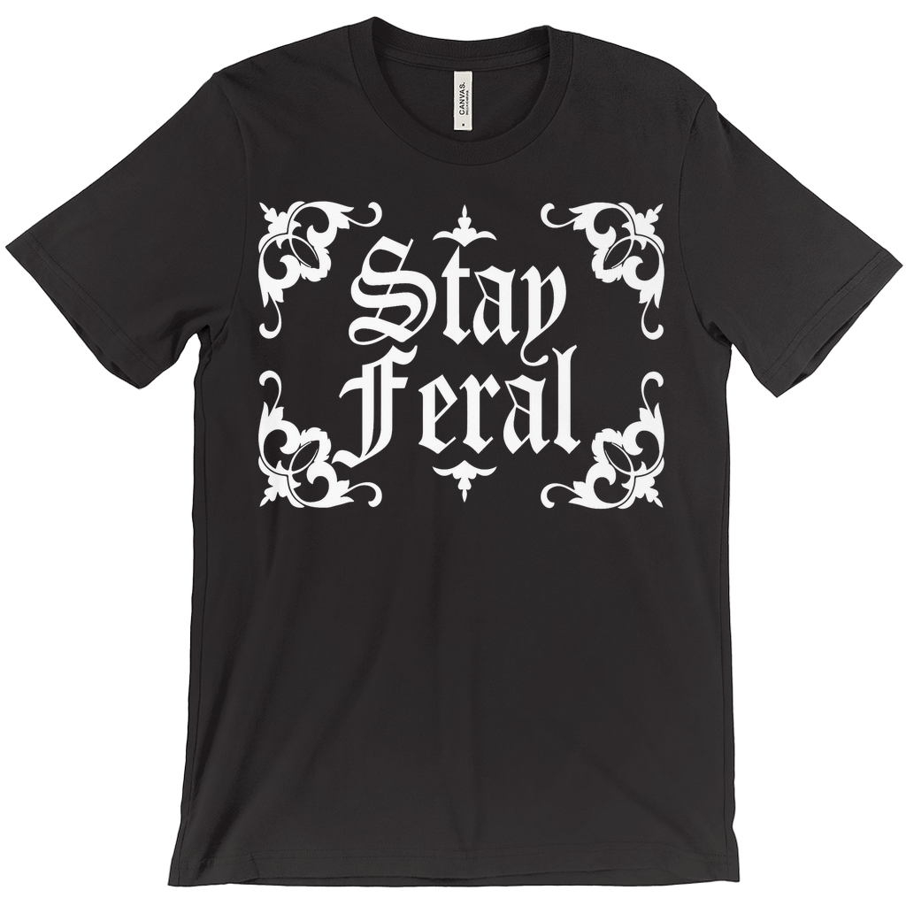 Stay Feral Original by Moon Goddess Market | T-shirt Unisex Shirts | Goth | Gothic Clothing | Locally made