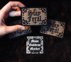 Stay Feral Iron On Patch