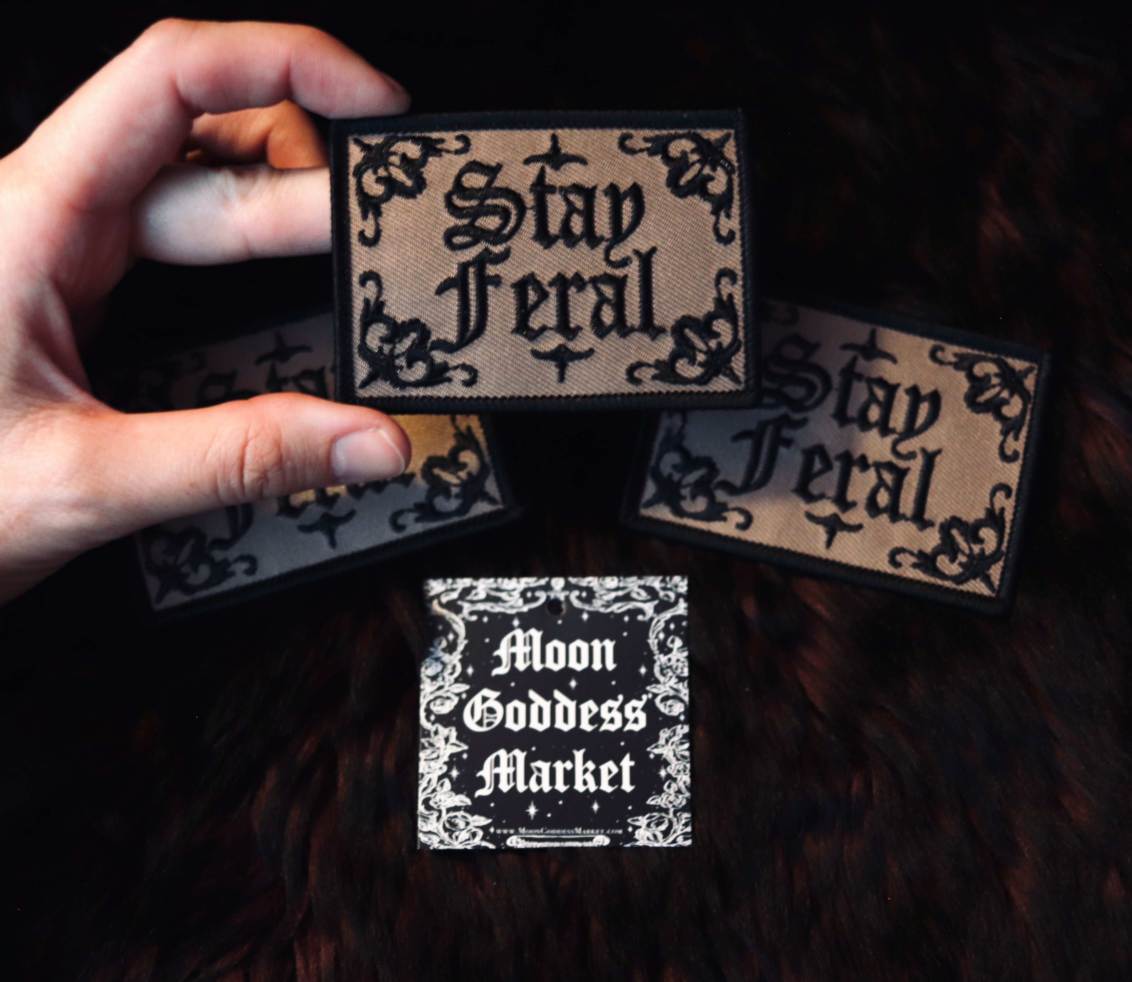 Stay Feral Iron On Patch