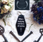 What a lovely day to be Hot Motel Keychain - Moon Goddess Market
