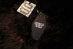Non Binary “This flesh does not belong to the binary” Vintage Hotel Motel Keychain