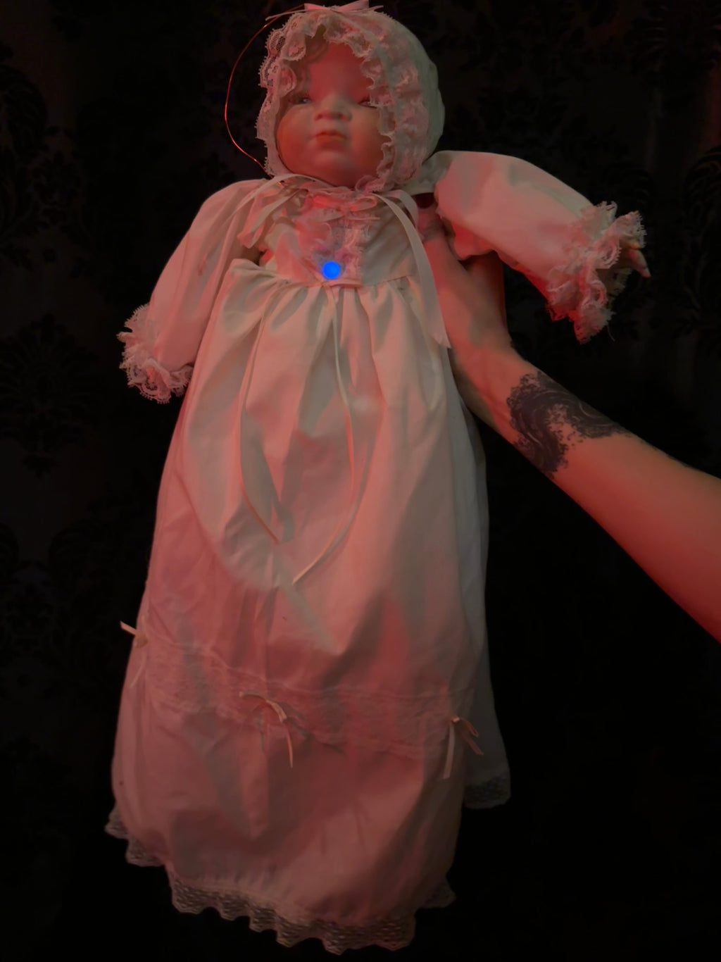 Large Possibly Haunted EMF / Static Ghost Detector Doll
