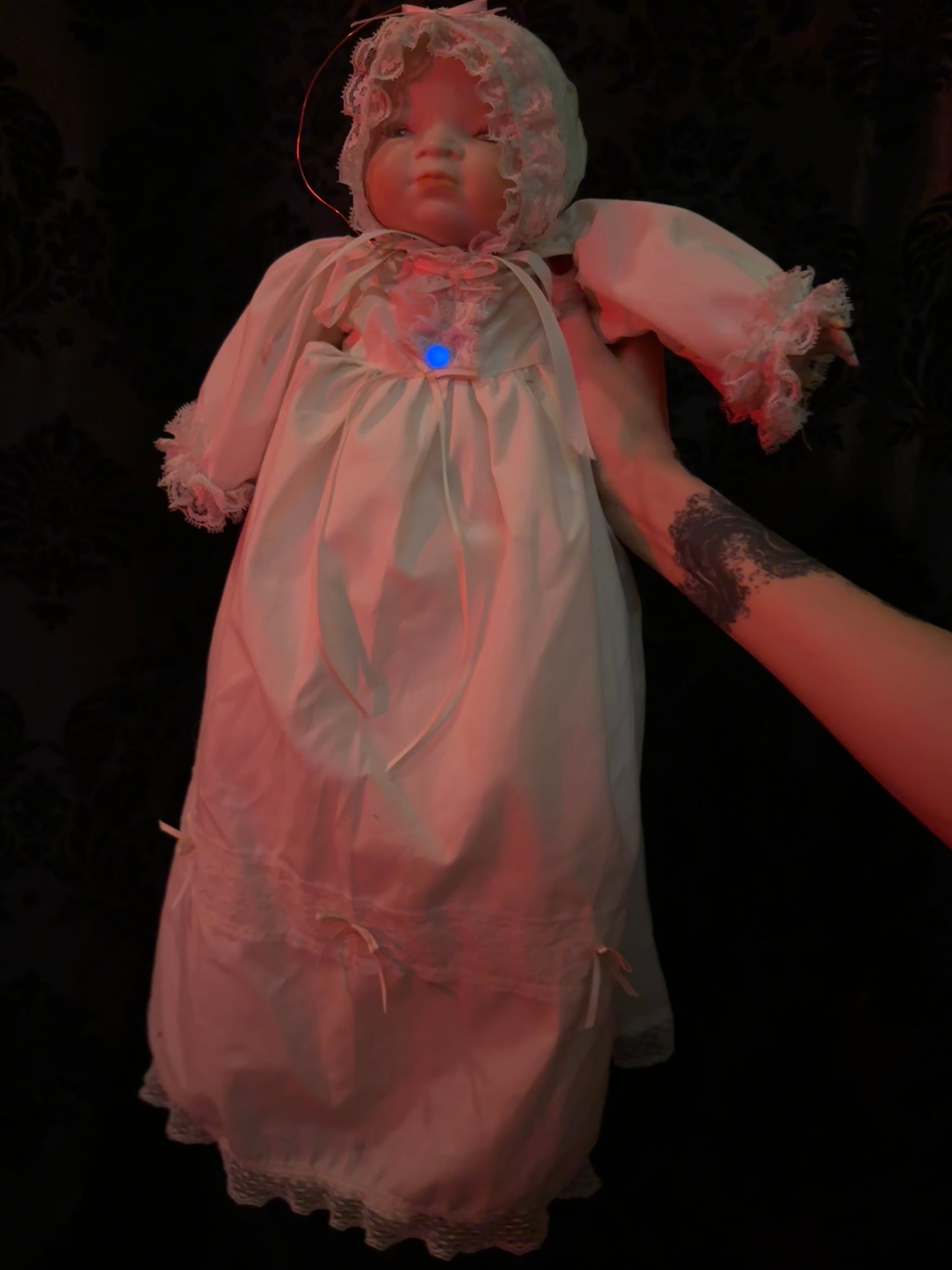 Large Possibly Haunted EMF / Static Ghost Detector Doll