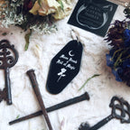 Moon Drunk and Full of Magic Keychain - Moon Goddess Market