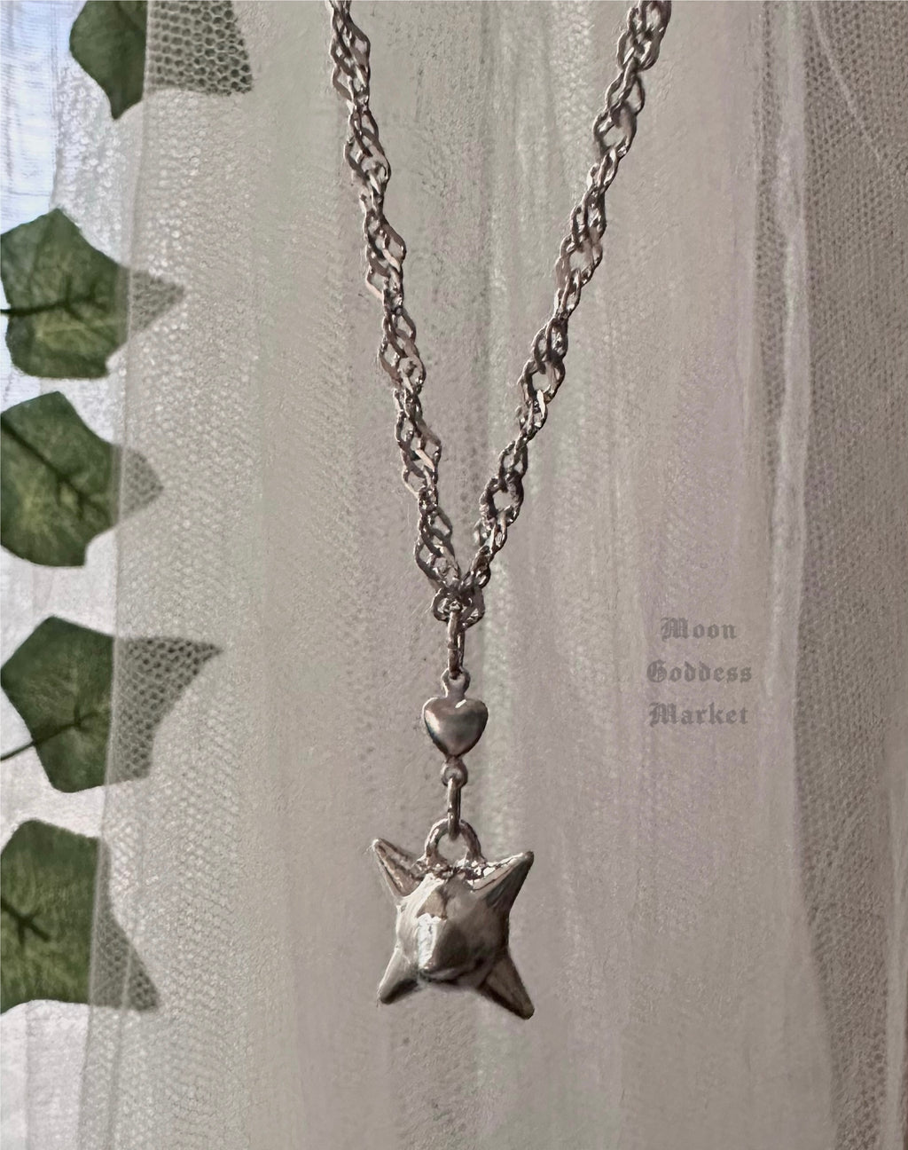 Spike ball / Mace Necklace Stainless Steel 16”