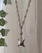 Spike ball / Mace Necklace Stainless Steel 16”