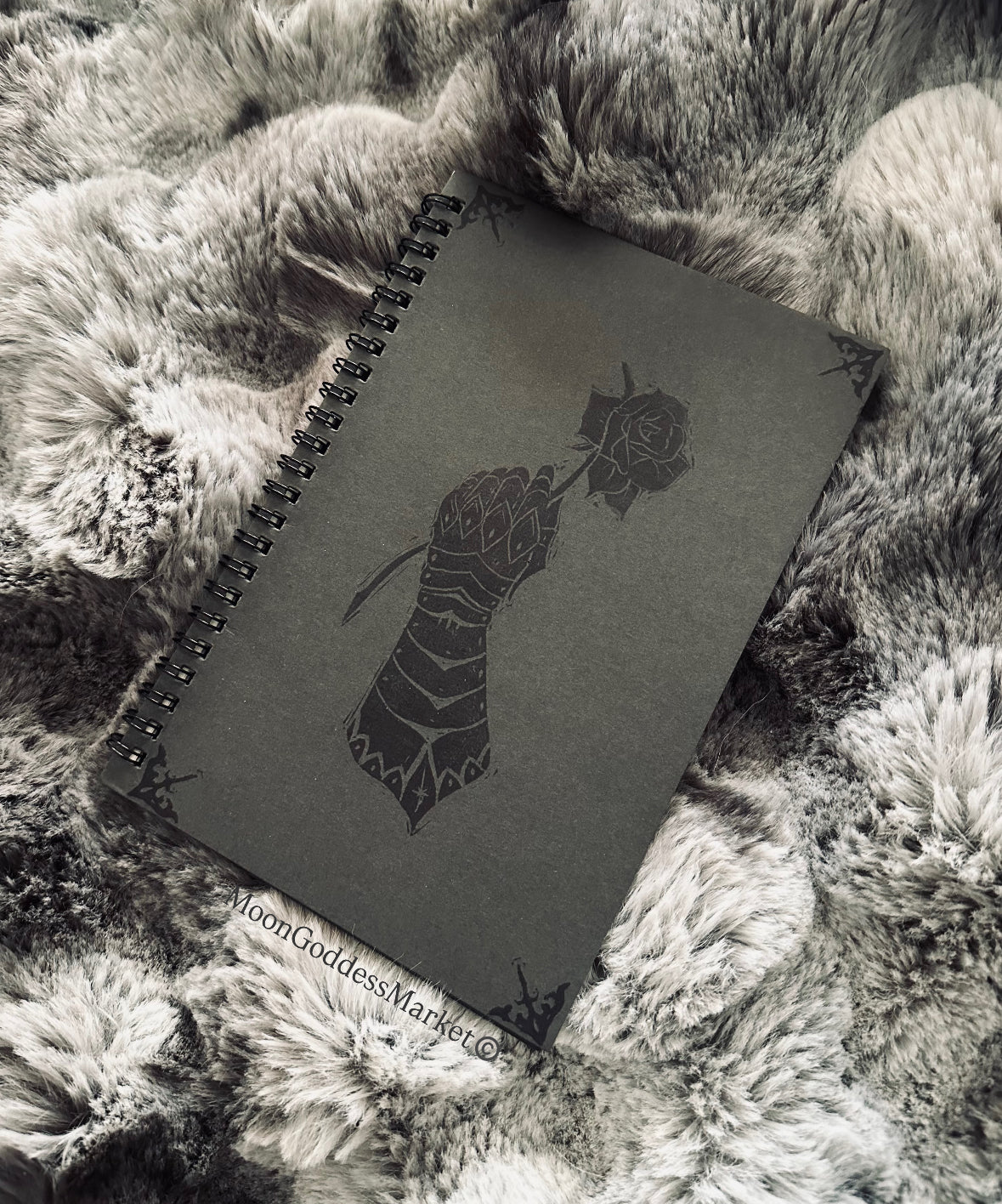 Hand Printed Medieval Gauntlet Journal