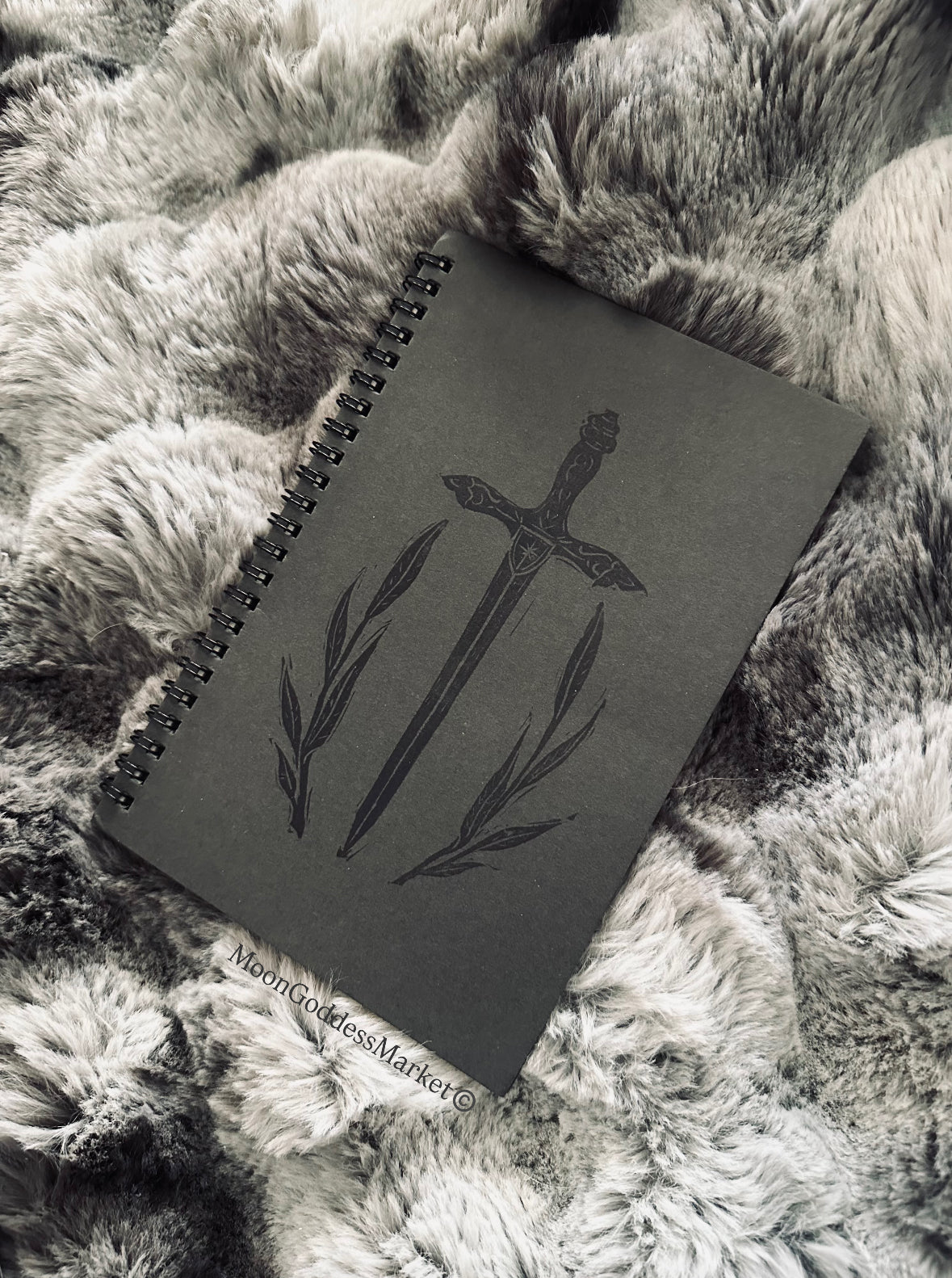 Hand Printed Sword Fantasy Journal