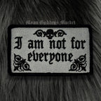 I Am Not For Everyone Moon Goddess Market 3” Iron on Patch