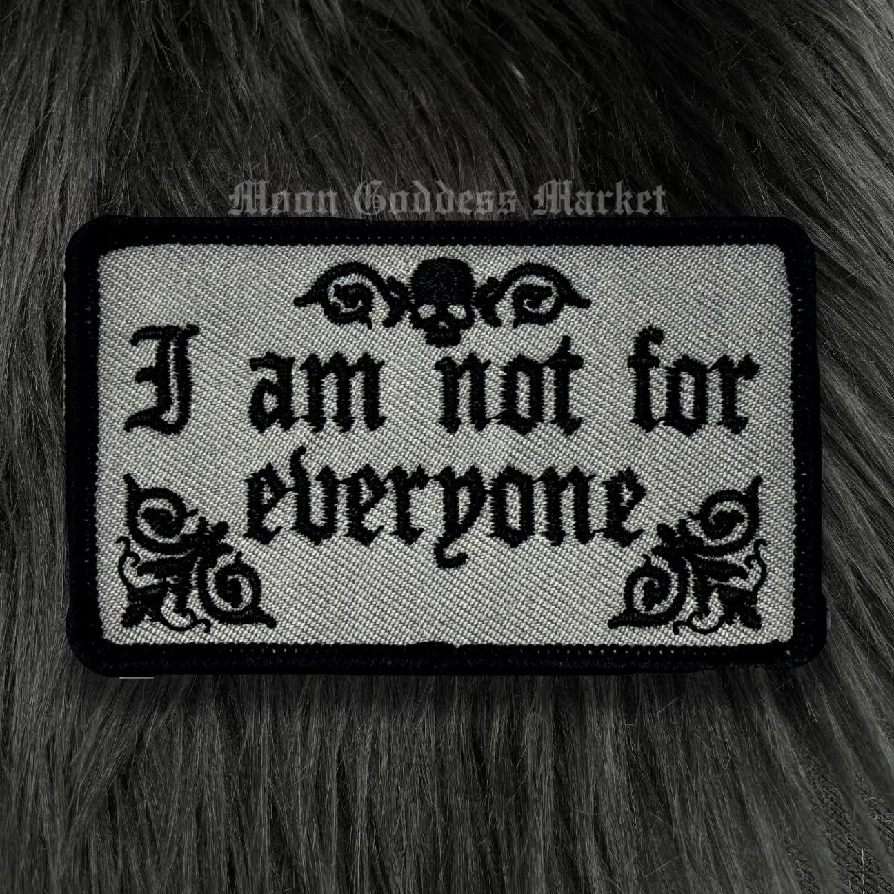 I Am Not For Everyone Moon Goddess Market 3” Iron on Patch