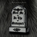 Meet Me In The Graveyard Moon Goddess Market 3” Iron on Patch