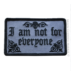 I Am Not For Everyone Moon Goddess Market 3” Iron on Patch - Moon Goddess Market