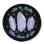 Black Life Is Rocky When You're A Gem Patch - Moon Goddess Market