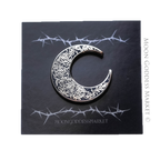 Rose Moon Lapel Pin - Moon Goddess Market