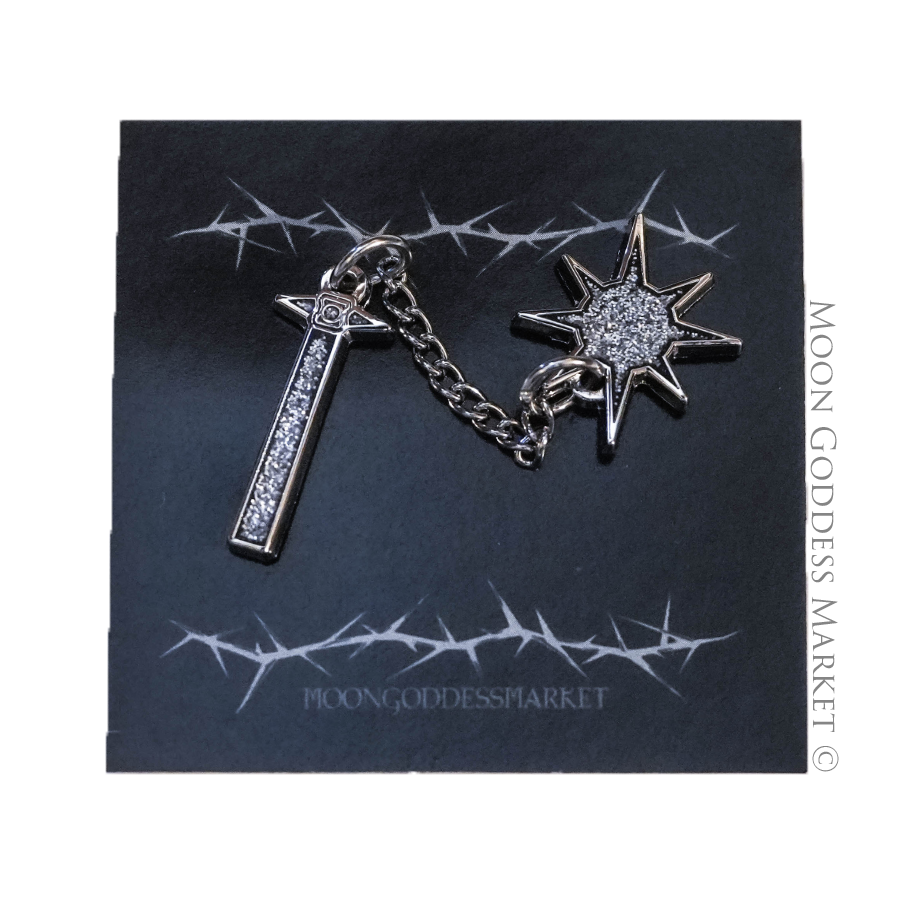 Morning Star Spike Ball Lapel Pin - Moon Goddess Market