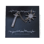 Morning Star Spike Ball Lapel Pin - Moon Goddess Market