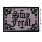 Stay Feral Iron On Patch - Moon Goddess Market