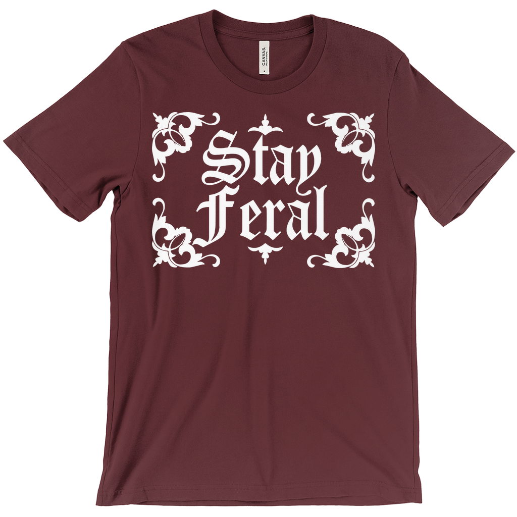 Stay Feral Original by Moon Goddess Market | T-shirt Unisex Shirts | Goth | Gothic Clothing | Locally made