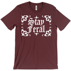 Stay Feral Original by Moon Goddess Market | T-shirt Unisex Shirts | Goth | Gothic Clothing | Locally made