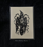 Celestial Raven Greeting Card - Moon Goddess Market
