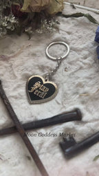 Stay Feral Keychain Copyright Moon Goddess Market