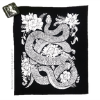 Original Hand carved Block Print sew-on back patch by MoonGoddessMarket® - Moon Goddess Market