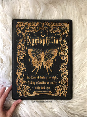 Nyctophilia Wooden Plaque - Moon Goddess Market