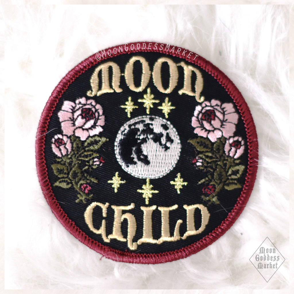 The ONLY & ORIGNIAL Moon Child Moon Goddess Patch! 3" Iron on patch - Moon Goddess Market