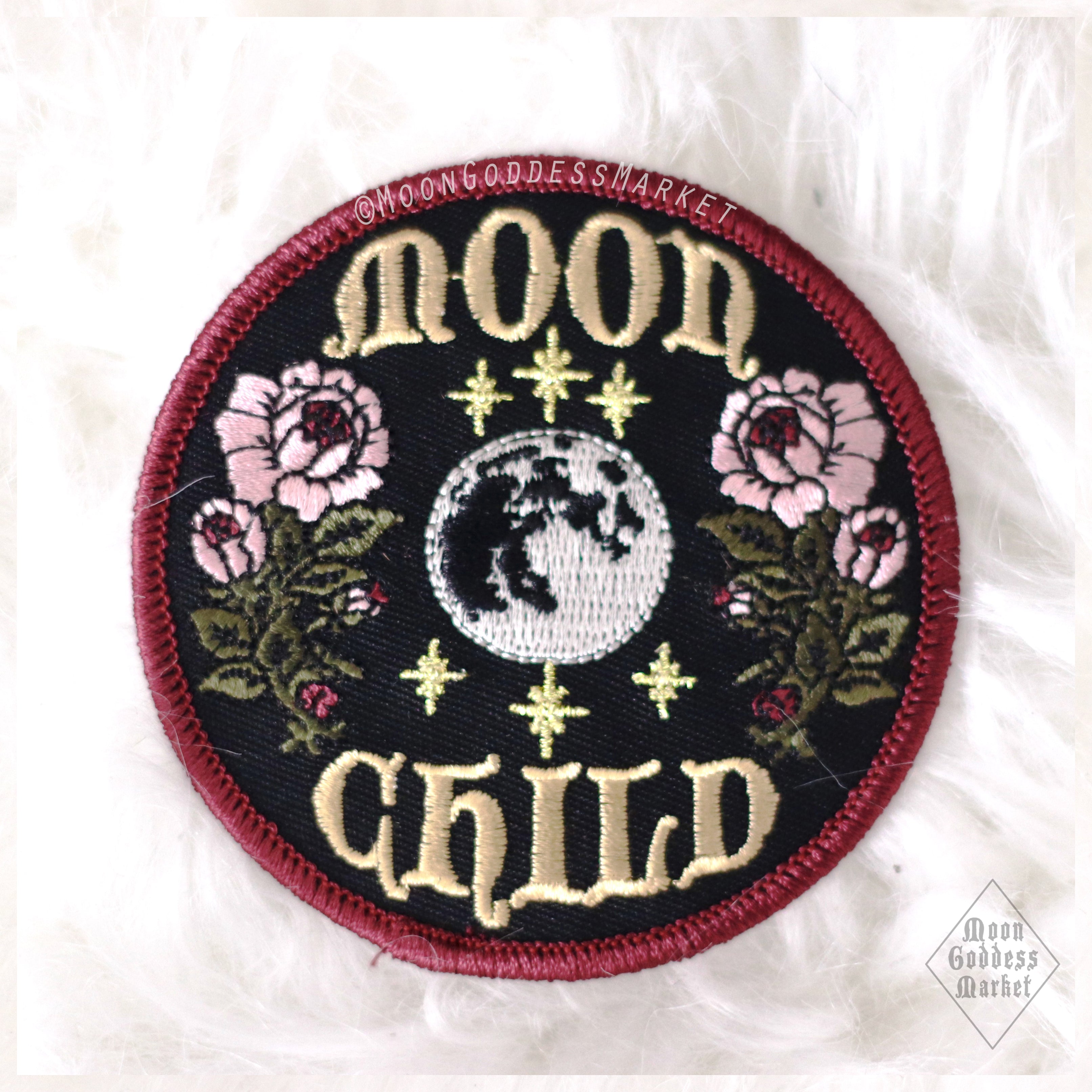 The ONLY & ORIGNIAL Moon Child Moon Goddess Patch! 3" Iron on patch - Moon Goddess Market