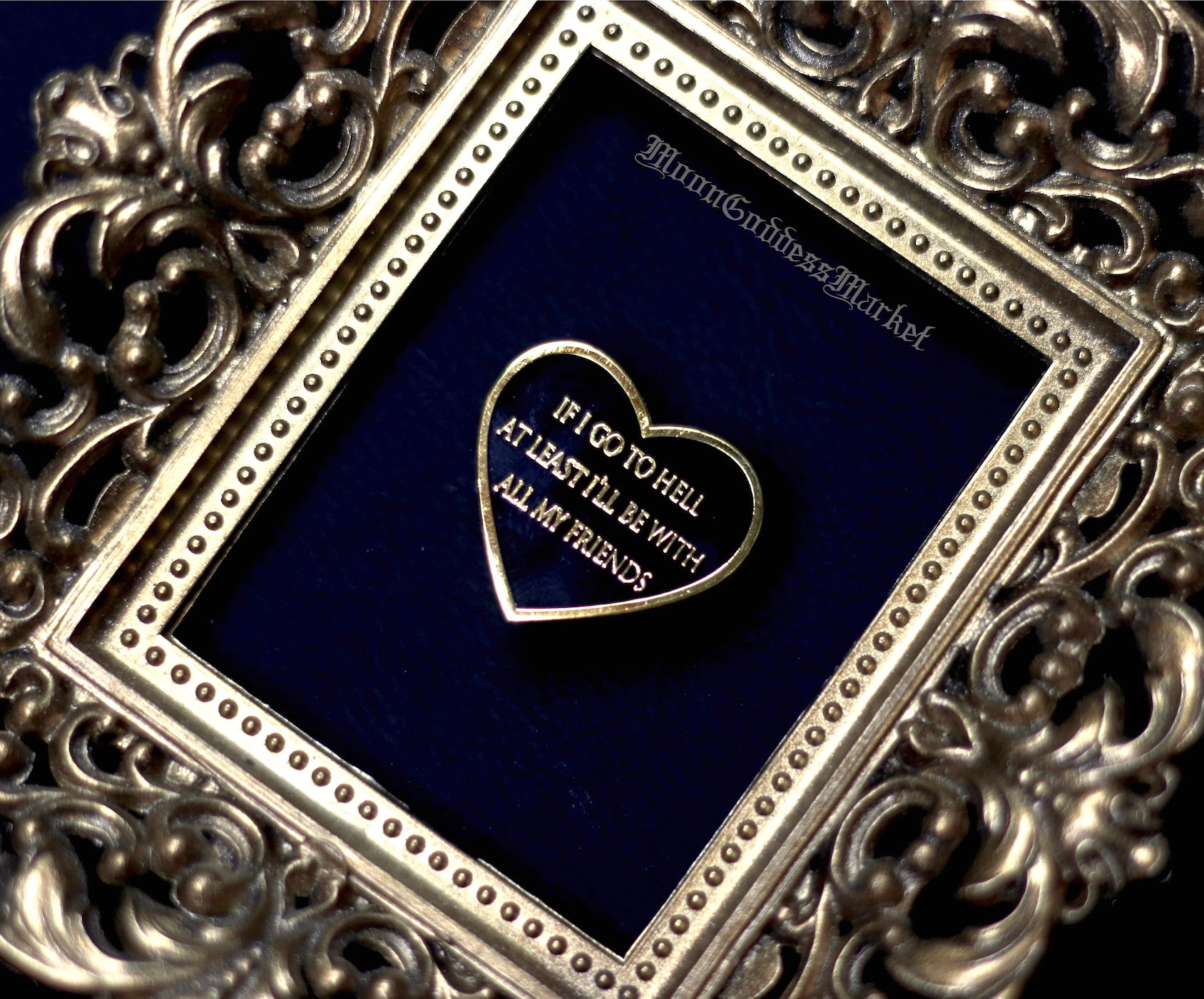 If I Go To Hell Lapel Pin - Moon Goddess Market