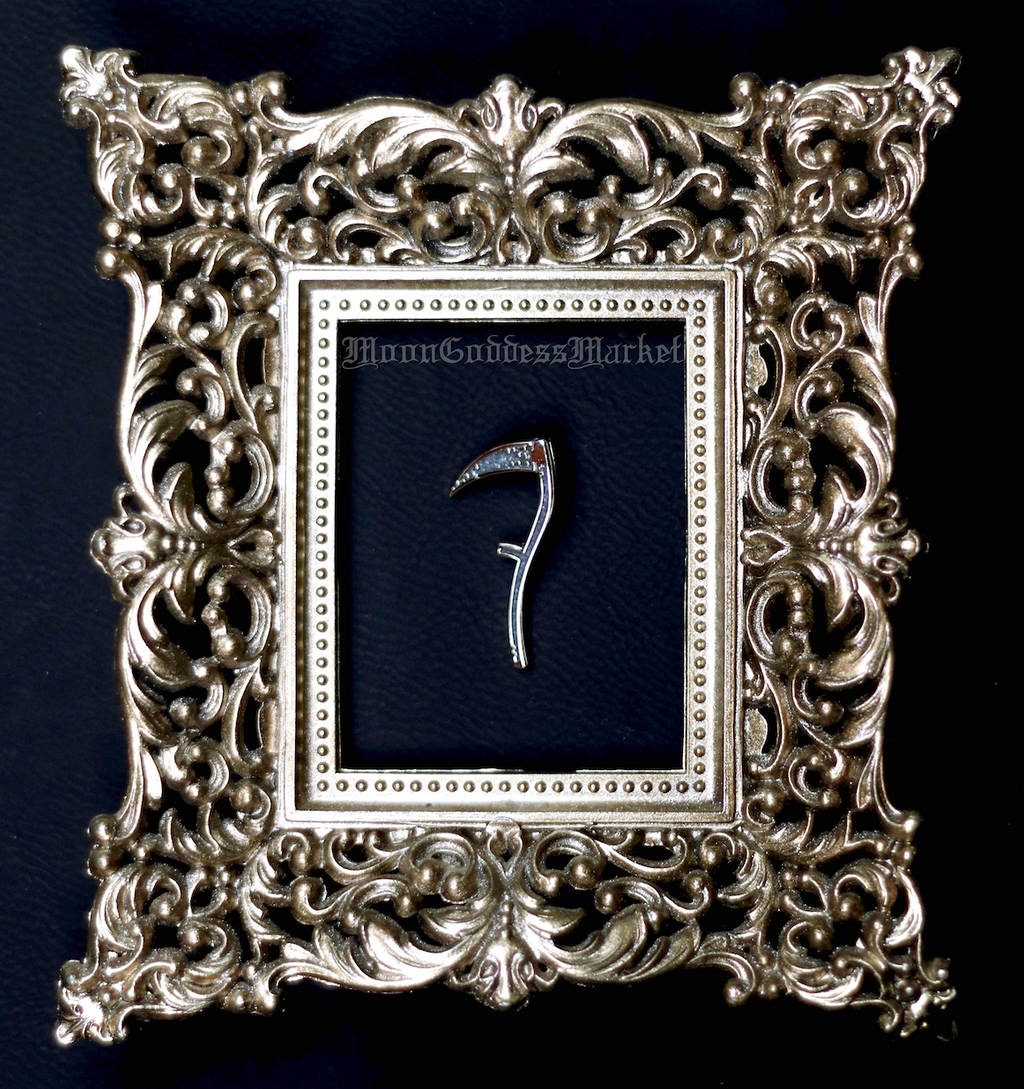 Scythe Lapel Pin - Moon Goddess Market