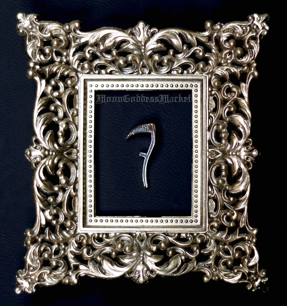 Scythe Lapel Pin - Moon Goddess Market