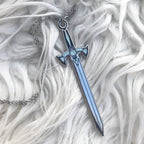 Viking Queen Sword Stainless Steel Necklace - Moon Goddess Market