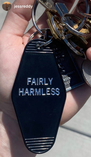 Fairly Harmless Motel Keychain - Moon Goddess Market