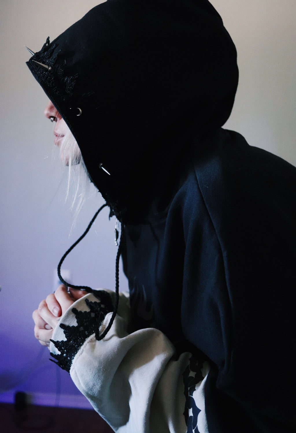 OOAK Oversized XXL Hoodie - Moon Goddess Market