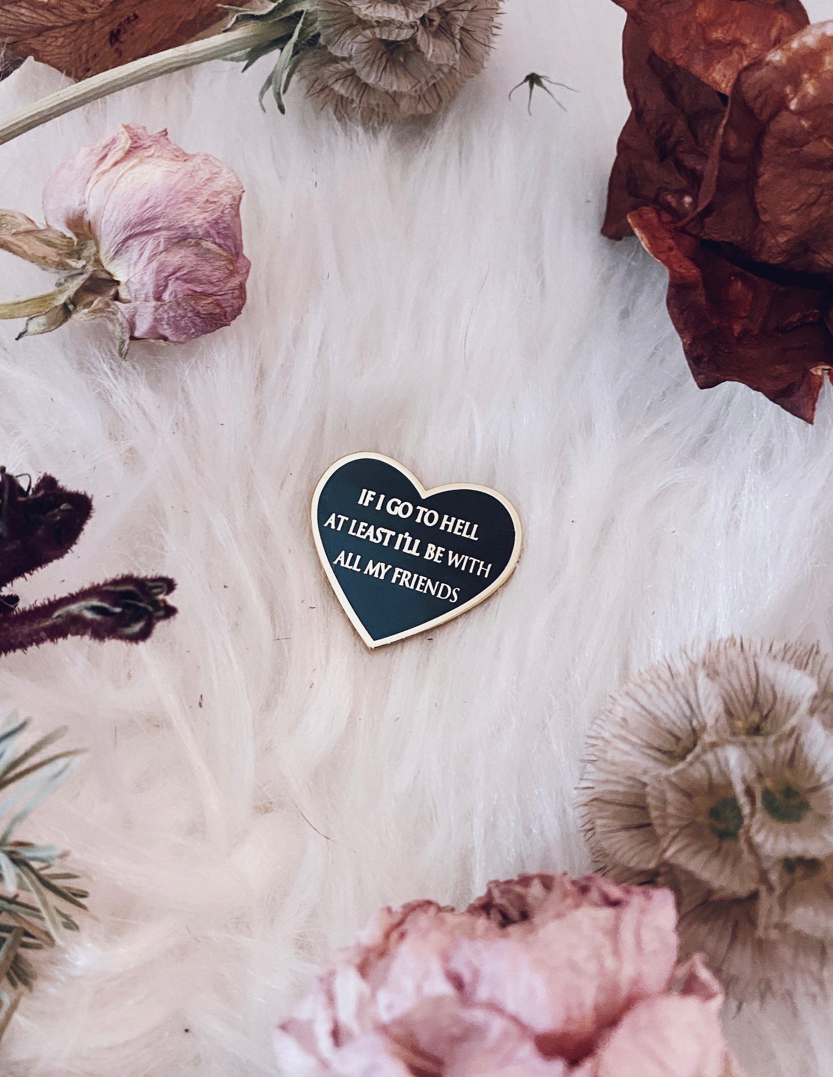 If I Go To Hell Lapel Pin - Moon Goddess Market