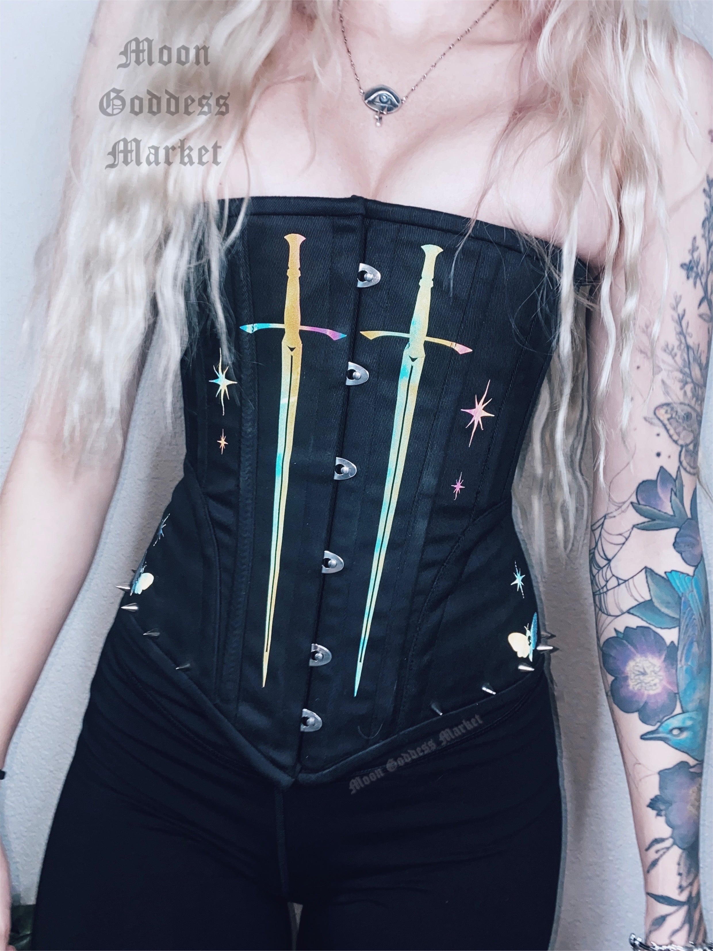 Custom Boned Fantasy Corset - Moon Goddess Market