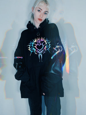 OOAK Oversized XXL Hoodie - Moon Goddess Market