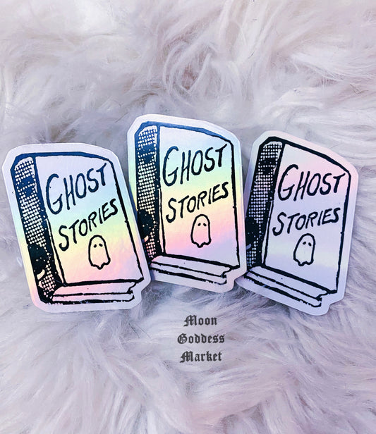 Ghost Stories holographic stickers - Moon Goddess Market