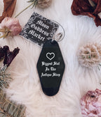 Biggest Slut in the Antique Shop Hotel Motel Keychain
