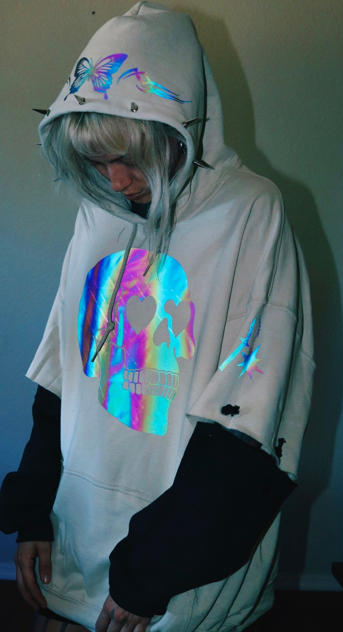 OOAK Oversized XXL Hoodie - Moon Goddess Market