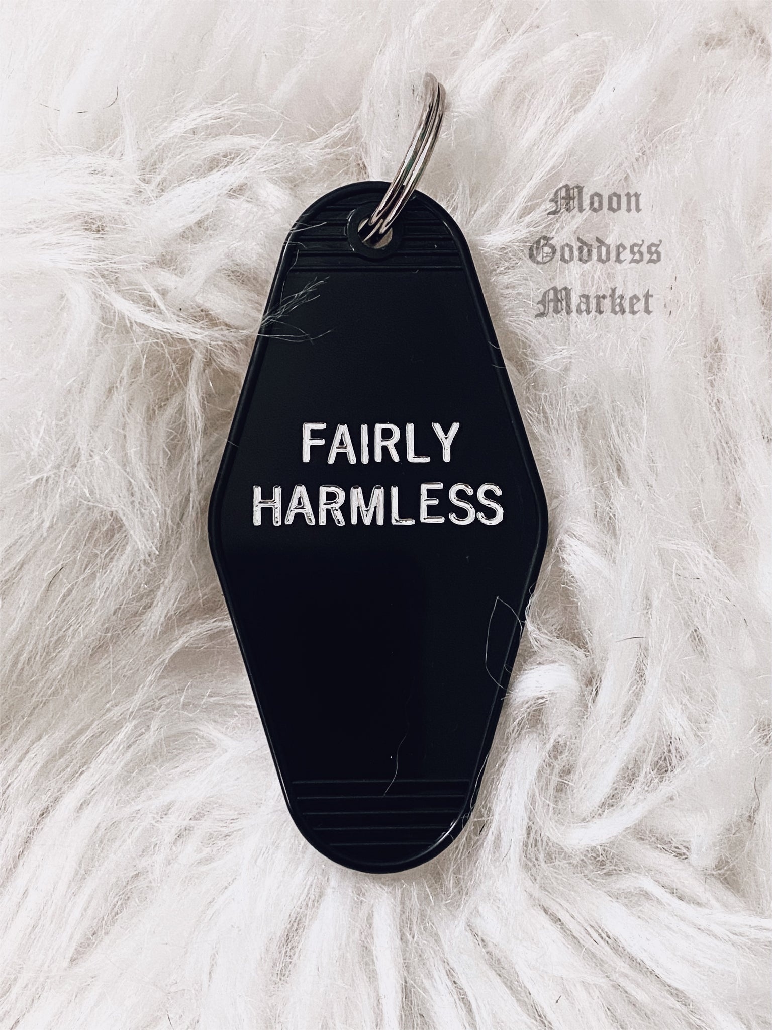 Fairly Harmless Motel Keychain - Moon Goddess Market