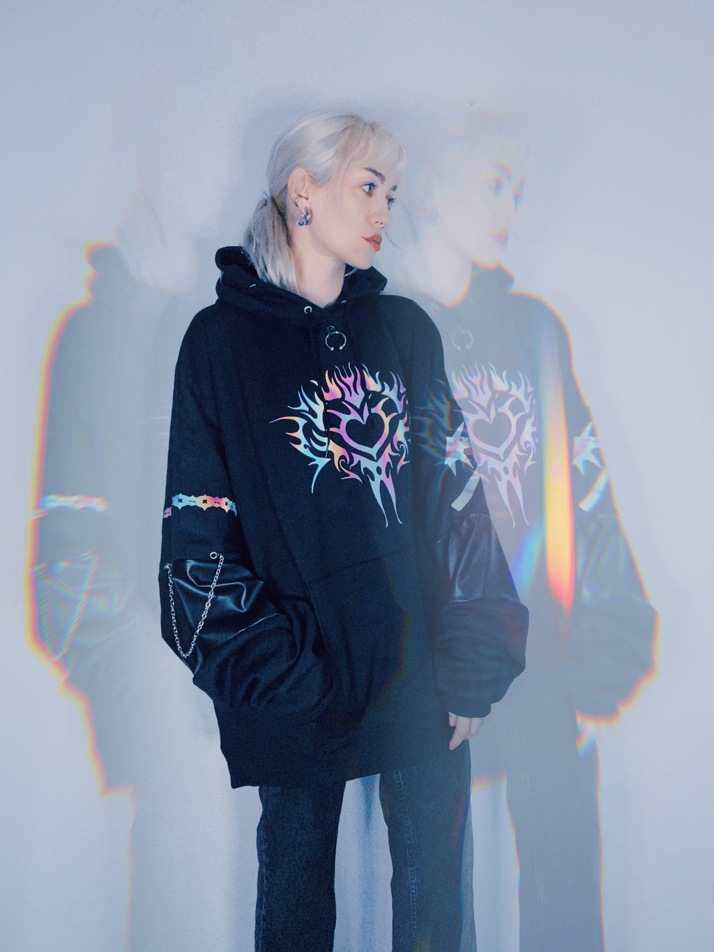 OOAK Oversized XXL Hoodie - Moon Goddess Market