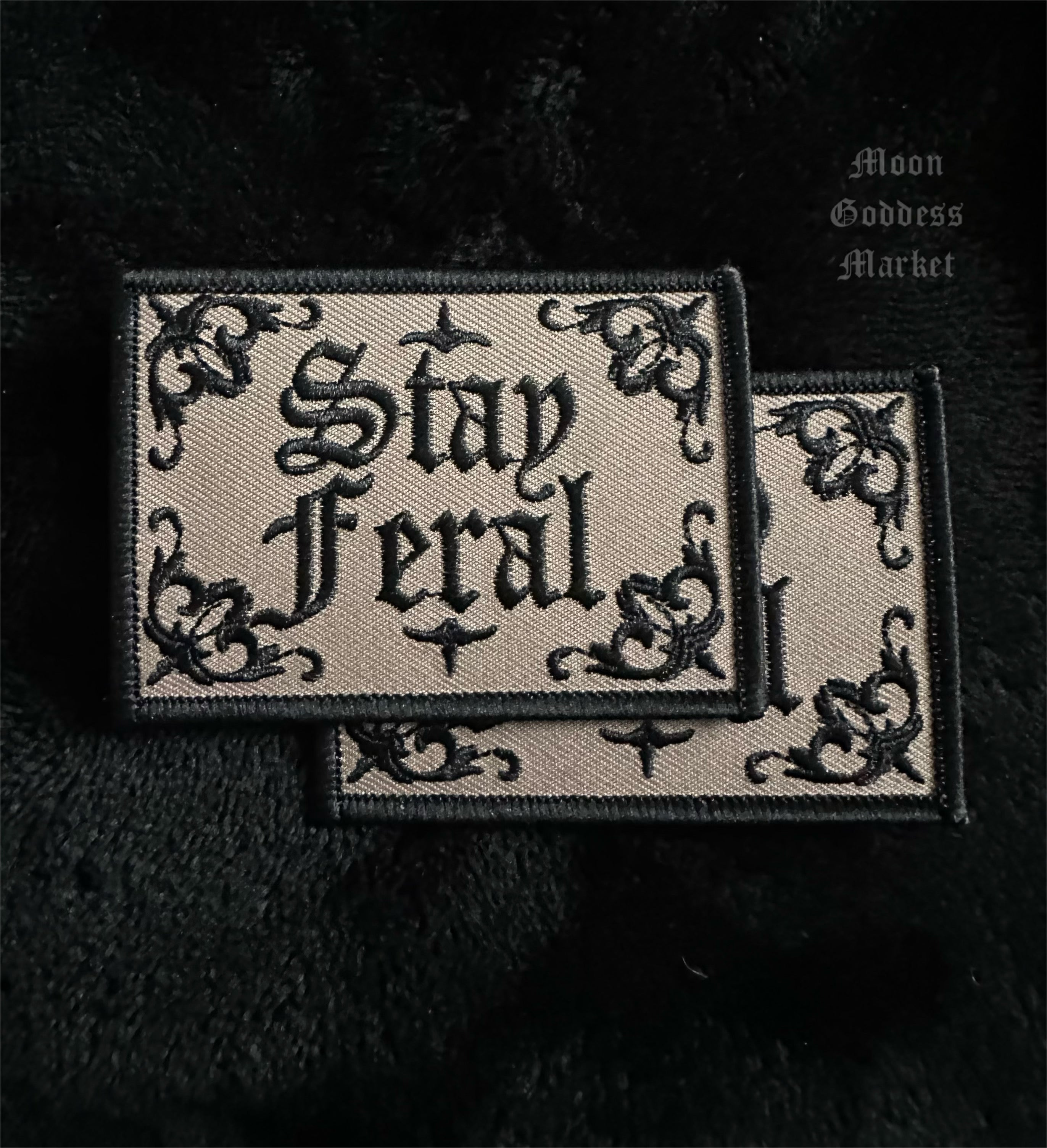 Stay Feral Iron On Patch