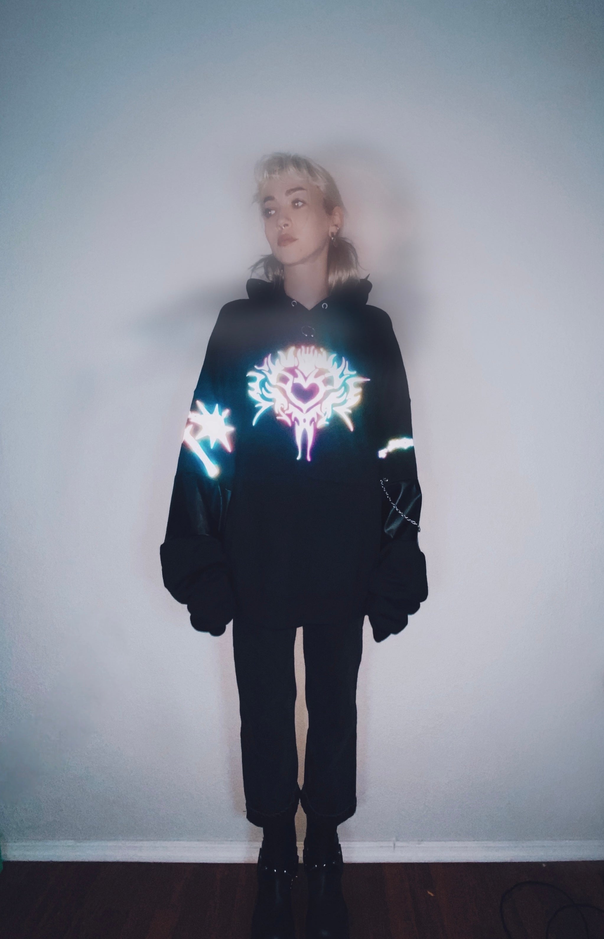 OOAK Oversized XXL Hoodie - Moon Goddess Market
